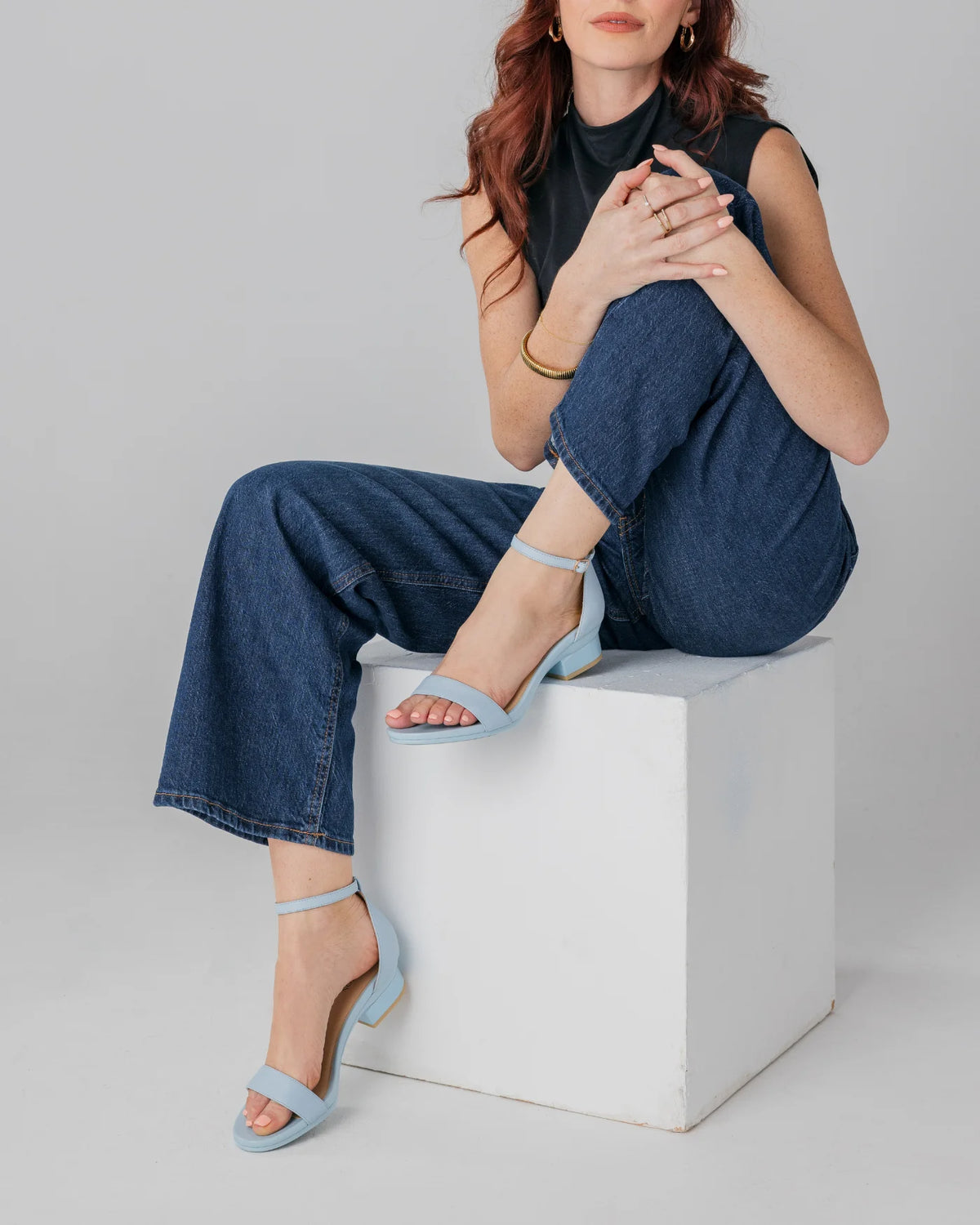 The Pashionista - Baby Blue Leather