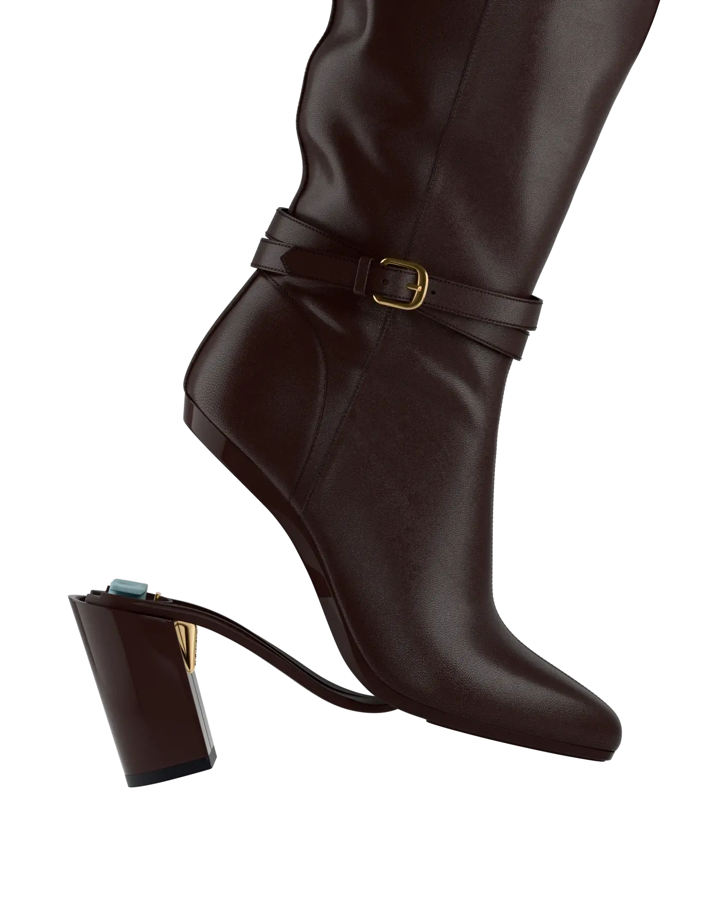 Harper Boot - Chocolate Leather 4 Block