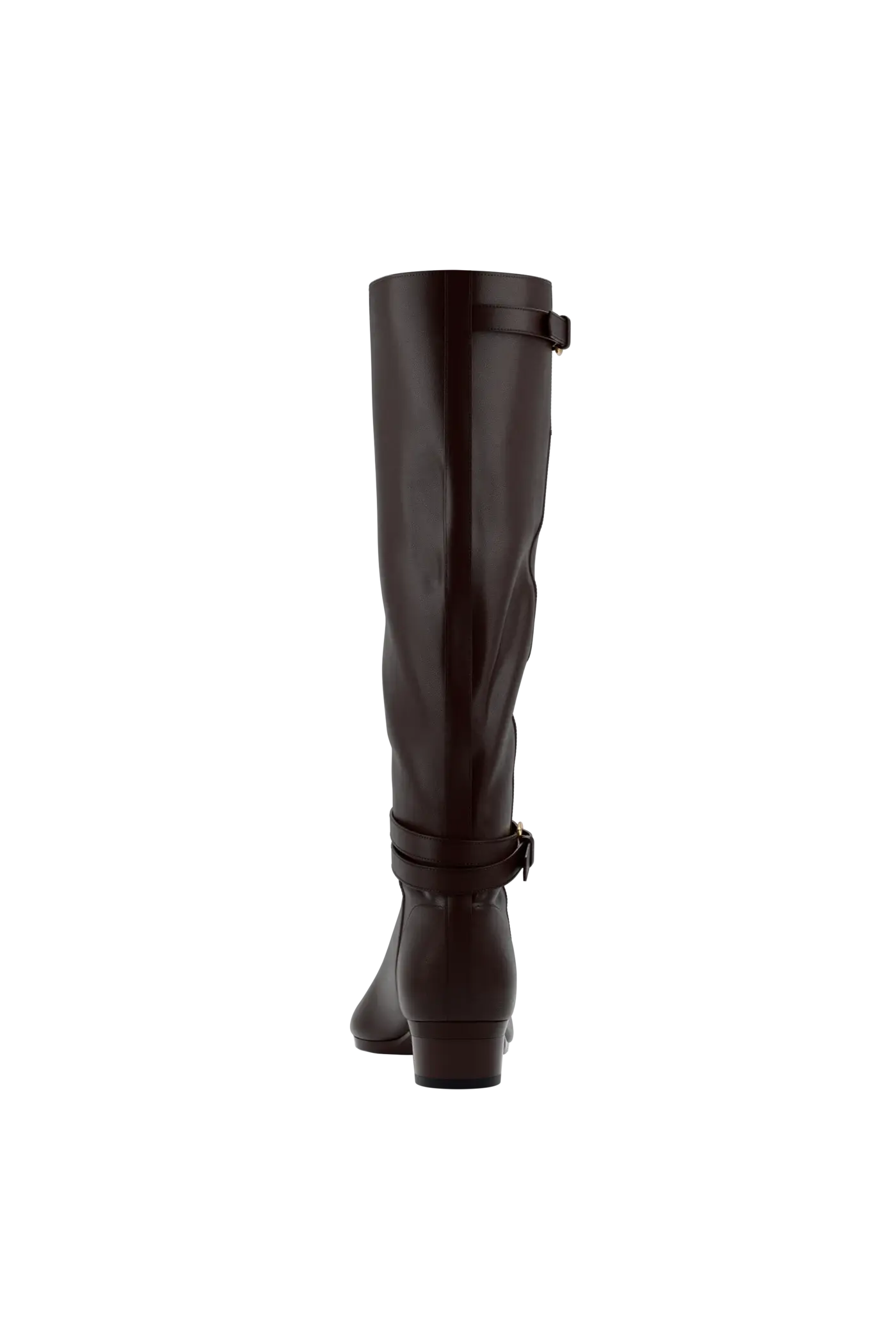 The Harper Boot - Chocolate Leather Flat