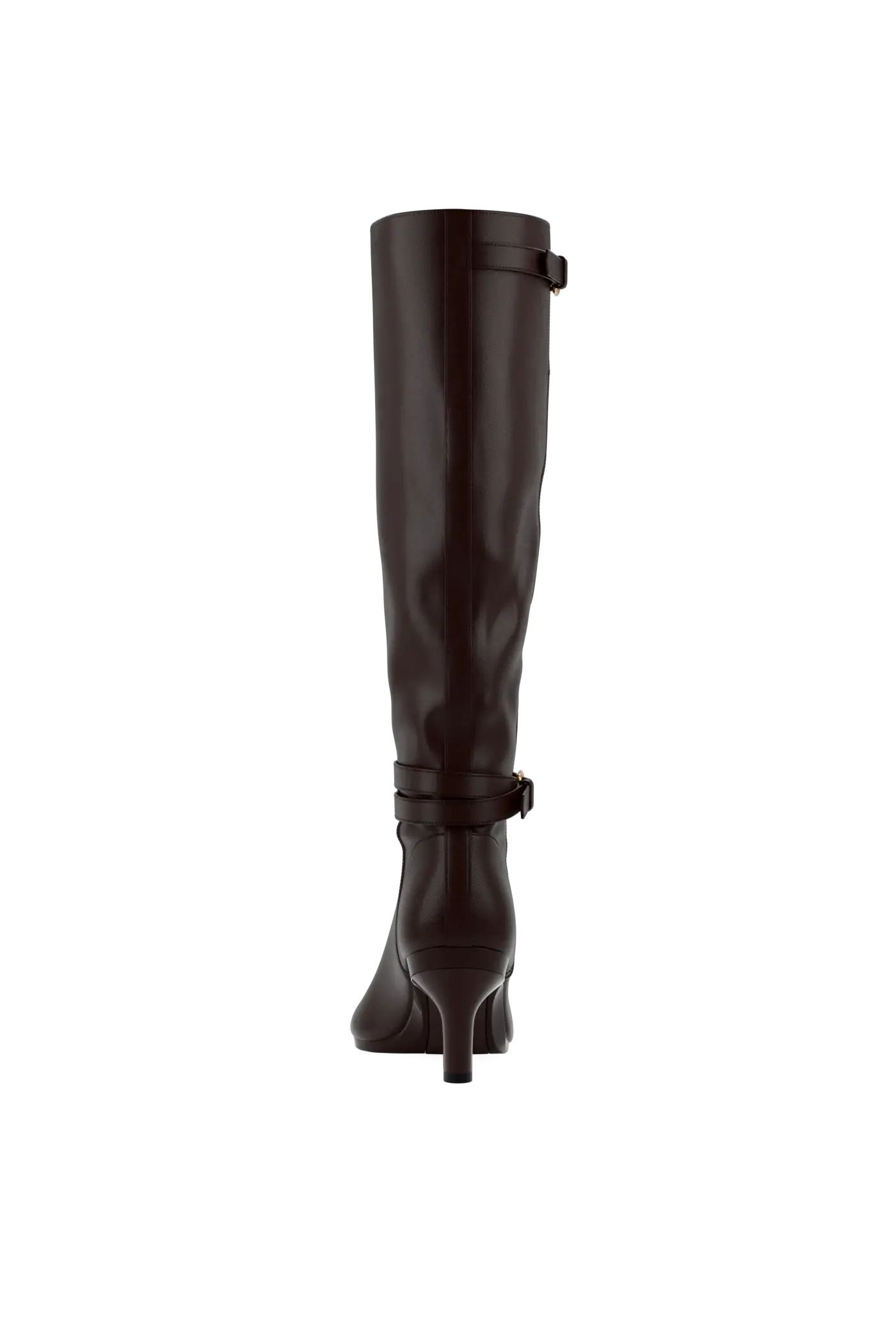 The Harper Boot - Chocolate Leather 3 Stiletto