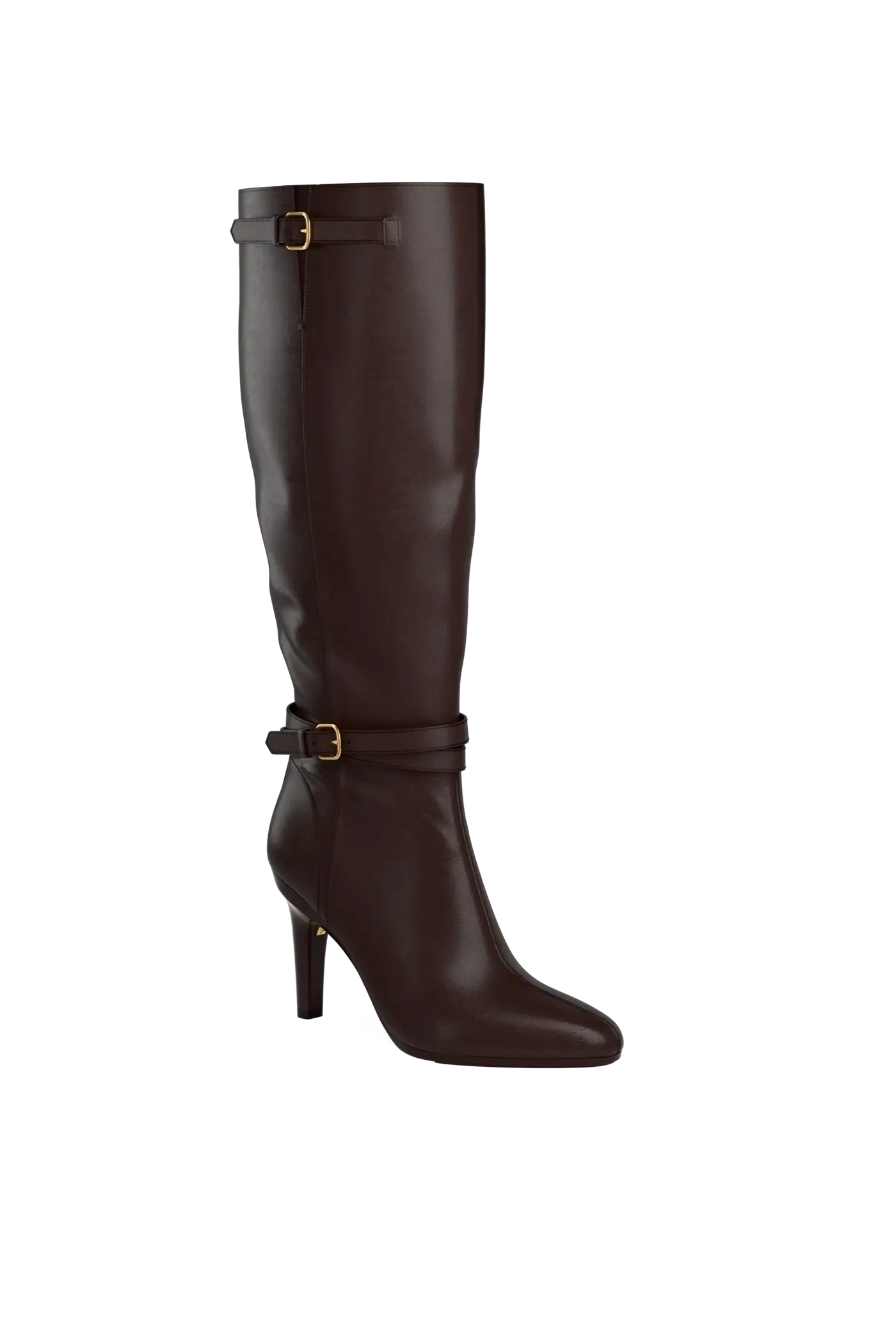 The Harper Boot - Chocolate Leather 4 Stiletto