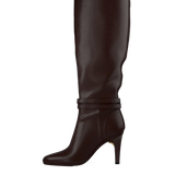 Harper Boot - Chocolate Leather 4 Stiletto