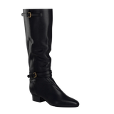 Harper Boot - Coal Black Leather 3 Block