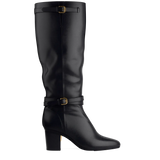 Harper Boot - Coal Black Leather 3 Block