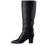 Harper Boot - Coal Black Leather 3 Block