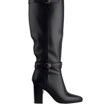 Harper Boot - Coal Black Leather 4 Block
