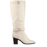 Harper Boot - Ivory Leather 3 Block