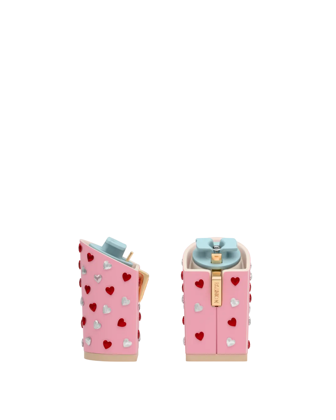 Block Heel Kit 4 I Heart Rhinestone
