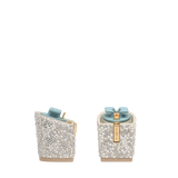 Block Heel Kit 3 Ivory Pearl & Rhinestone, 3-inch interchangeable block heel. Pashion convertible heels go from heel to flat and are customizable with interchangeable heel kits.