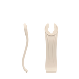 Stelo - Ivory, product view. Pashion convertible heels go from heel to flat and are customizable with interchangeable heel kits.