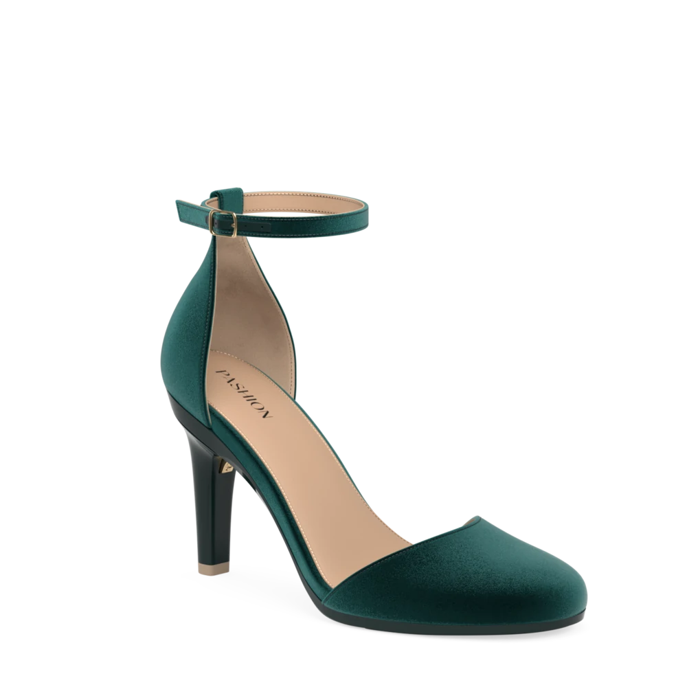 The Jocelyn - Forest Velvet 4 Stiletto