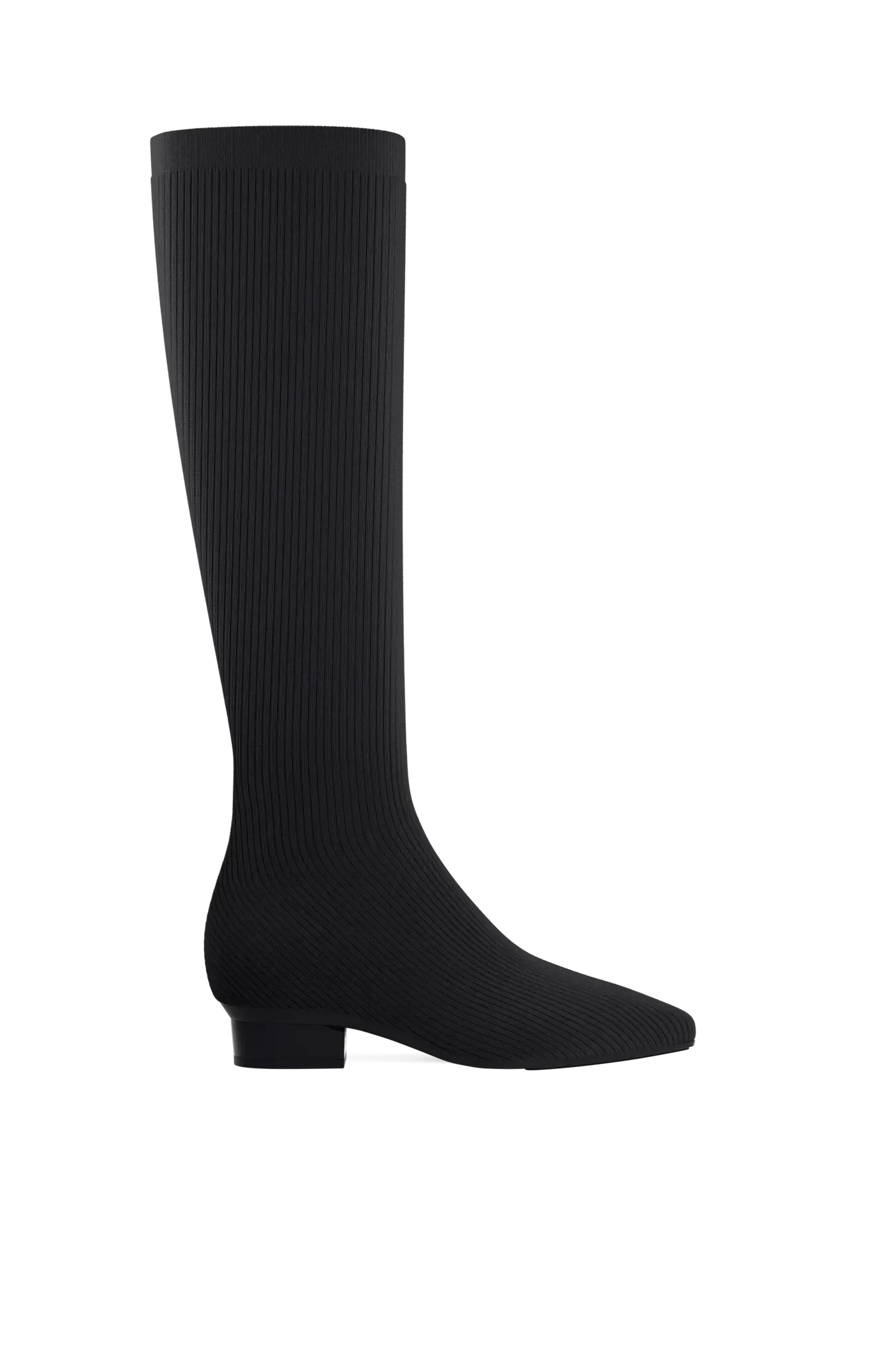 The Knee High Boot - Coal Knit - FINAL SALE