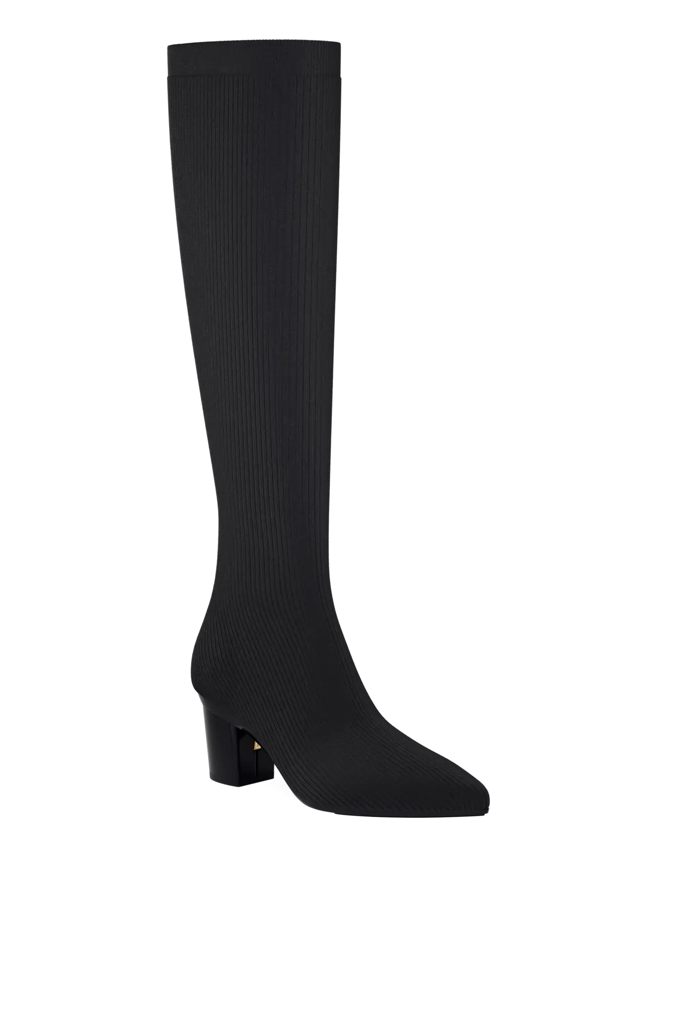 The Knee High Boot - Coal Knit 3 Block - FINAL SALE