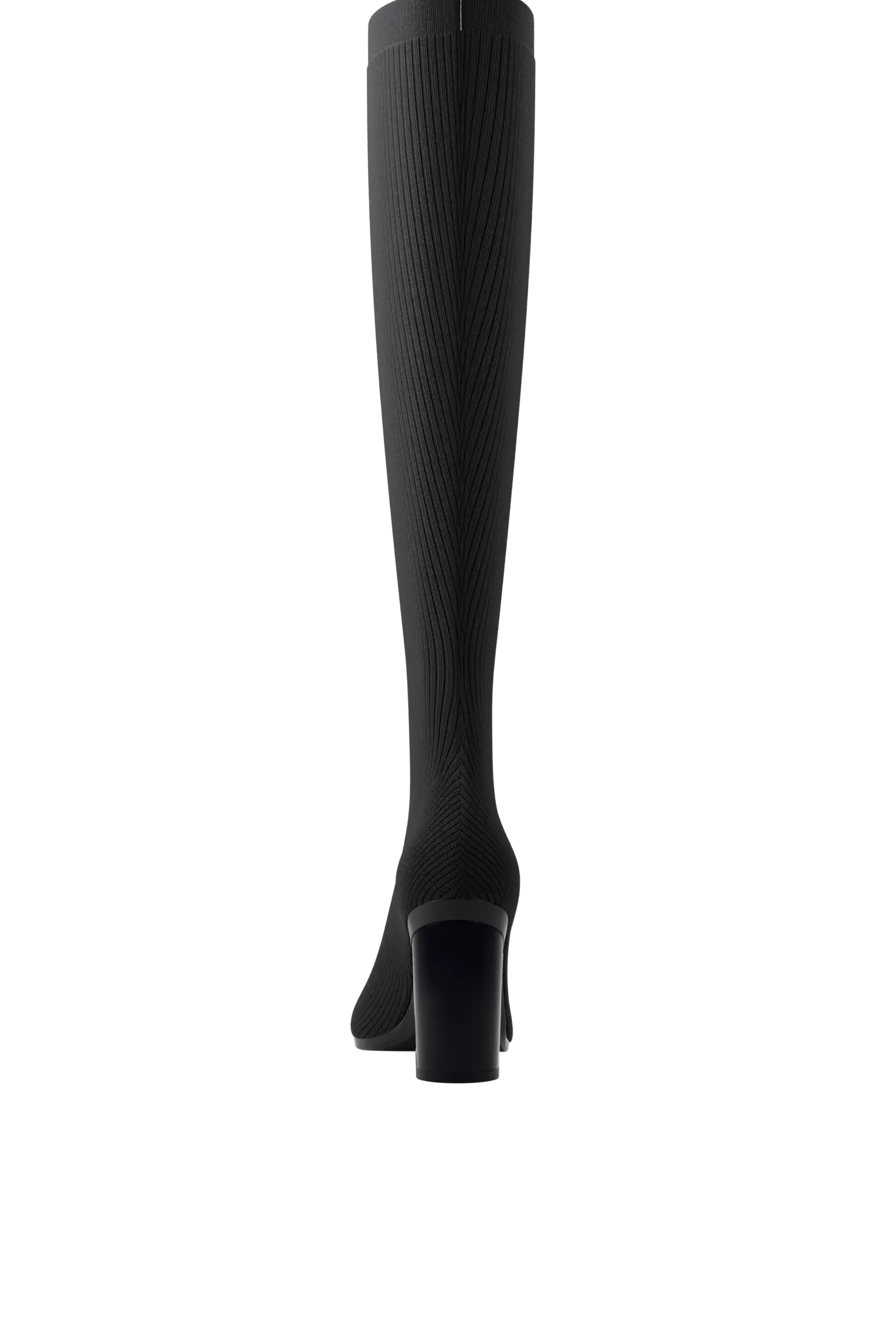 The Knee High Boot - Coal Knit 4 Block - FINAL SALE