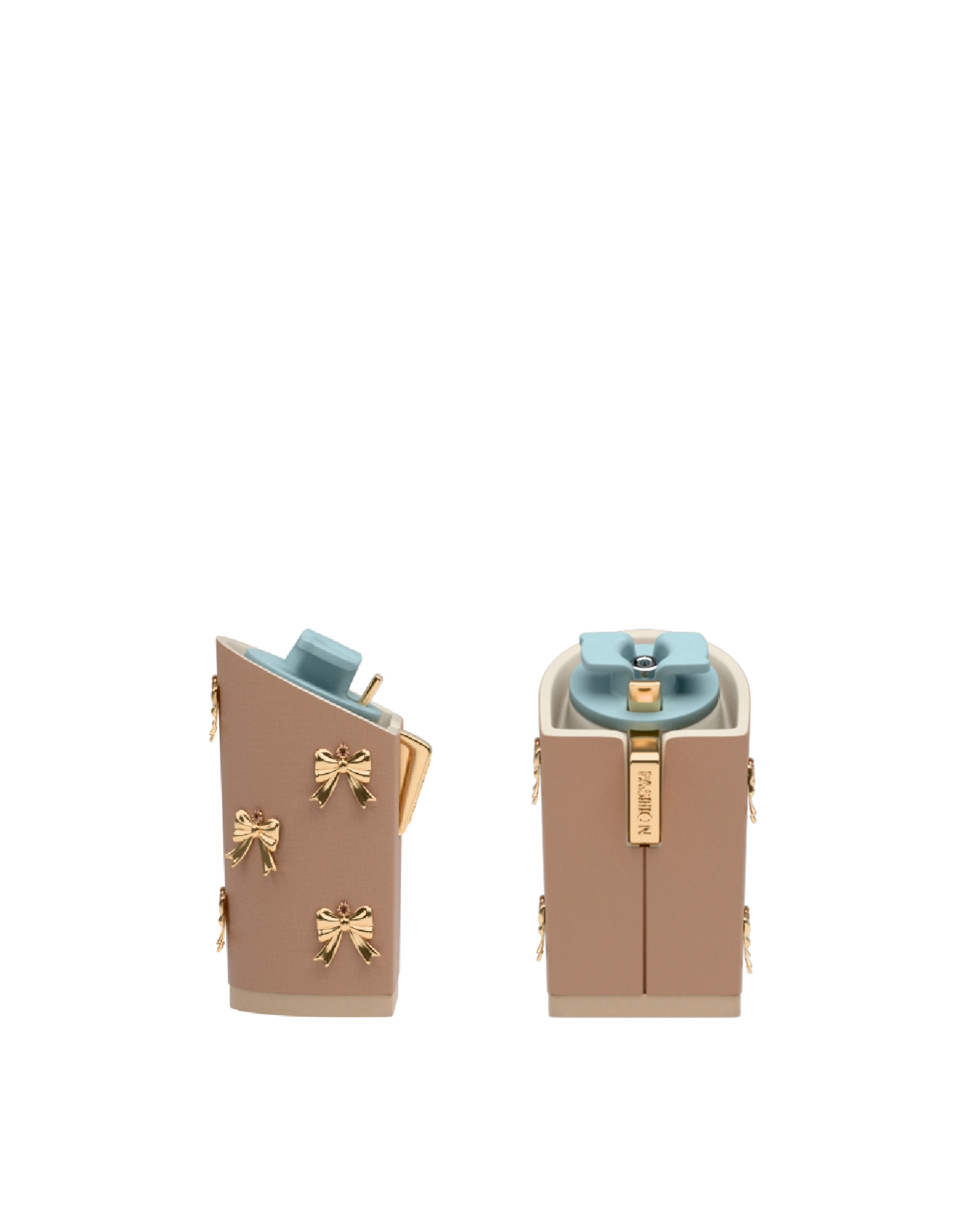 Block Heel Kit 4 Latte Bow Charm, 4-inch interchangeable block heel. Pashion convertible heels go from heel to flat and are customizable with interchangeable heel kits.