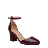 Margot D'Orsay - Cherry Mocha Patent 3 Block