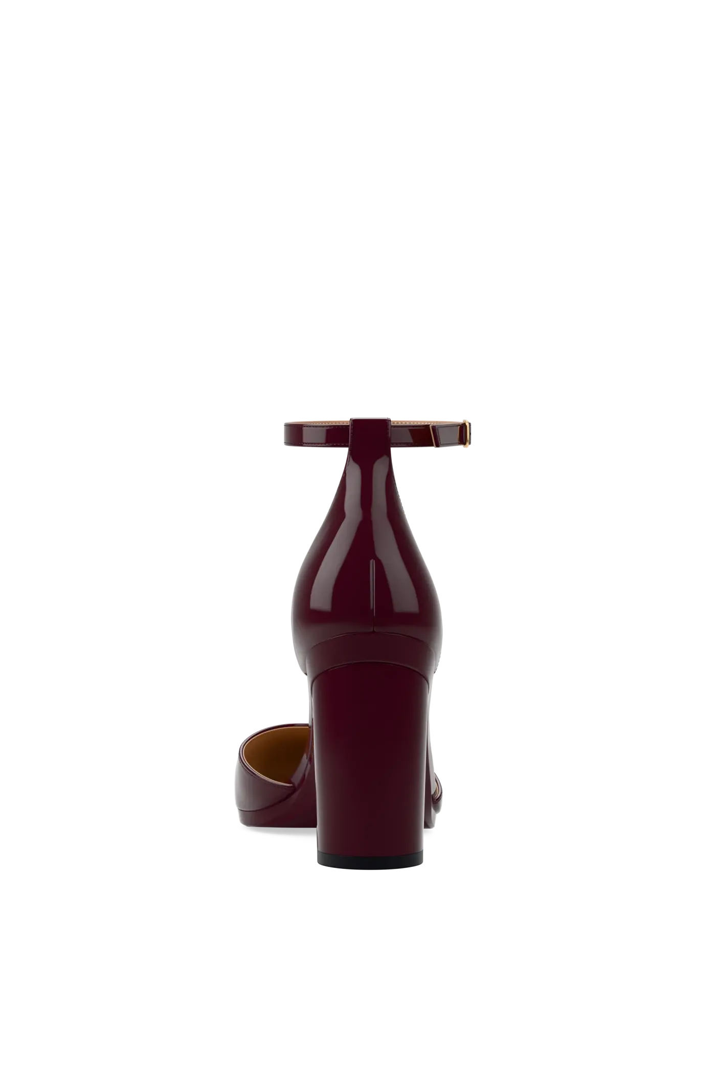 The Margot - Cherry Mocha Patent 4 Block