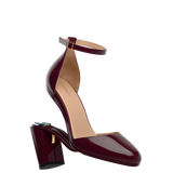 Margot D'Orsay - Cherry Mocha Patent 4 Block