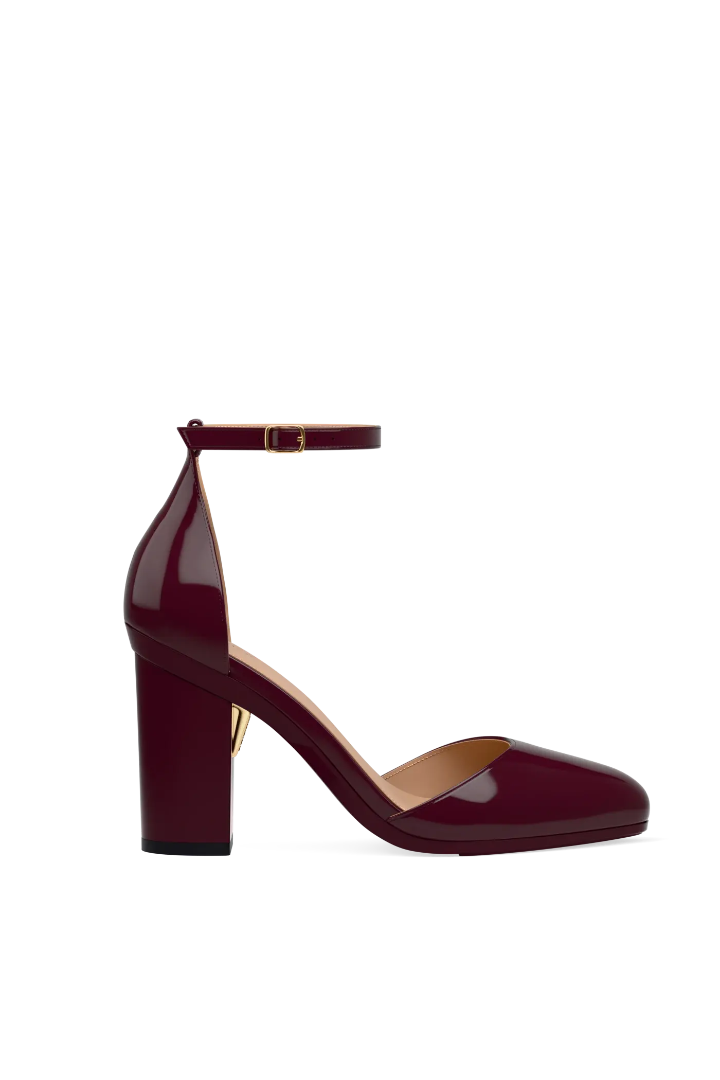 The Margot - Cherry Mocha Patent 4 Block