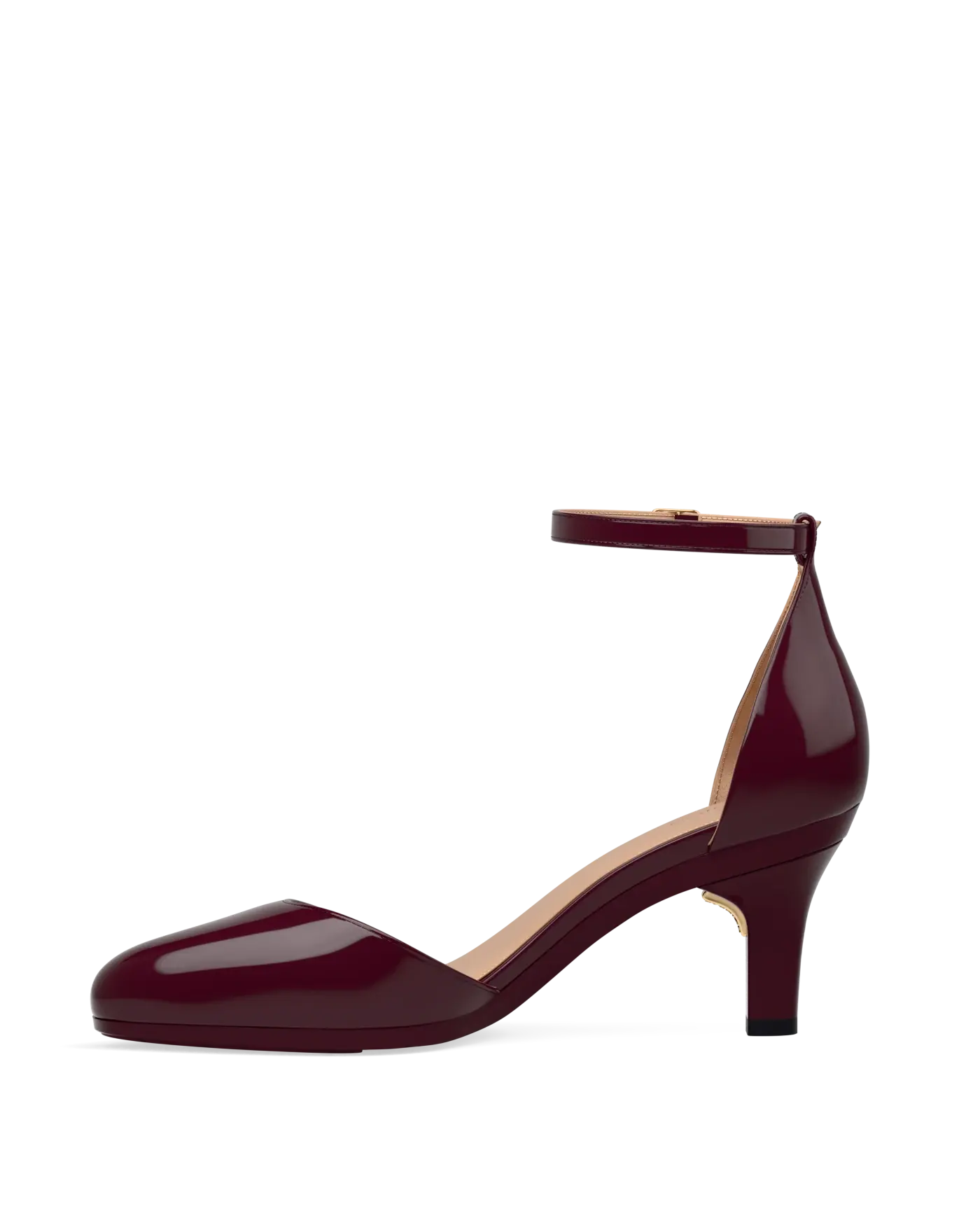 Margot D'Orsay - Cherry Mocha Patent 3 Stiletto