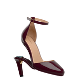 Margot D'Orsay - Cherry Mocha Patent 4 Stiletto