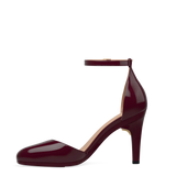 Margot D'Orsay - Cherry Mocha Patent 4 Stiletto