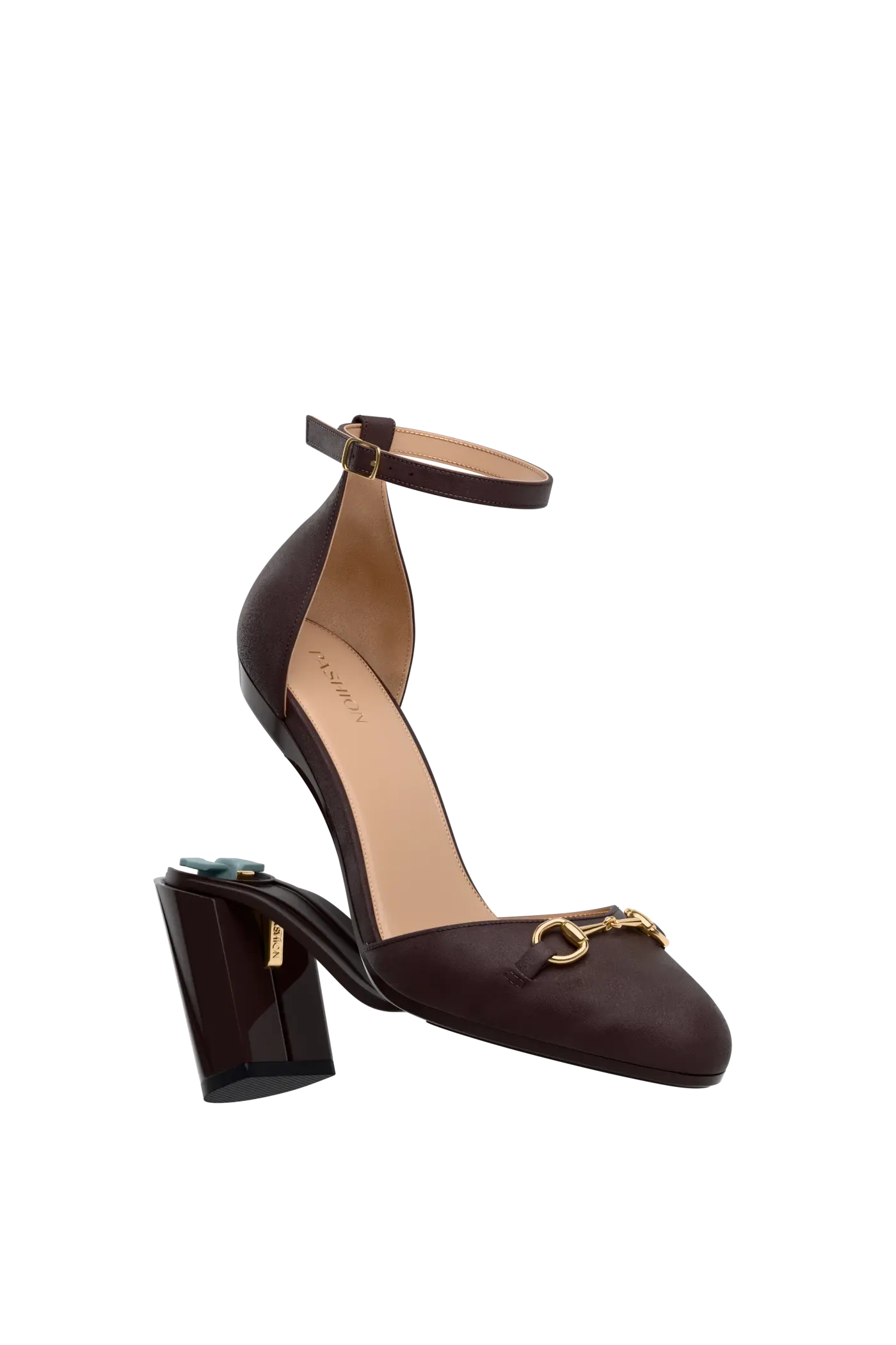 The Margot - Chocolate Suede 4 Block