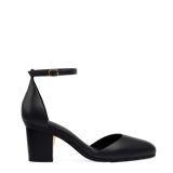 Margot D'Orsay - Coal Black Leather 3 Block