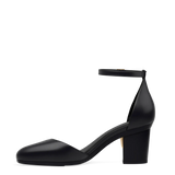Margot D'Orsay - Coal Black Leather 3 Block