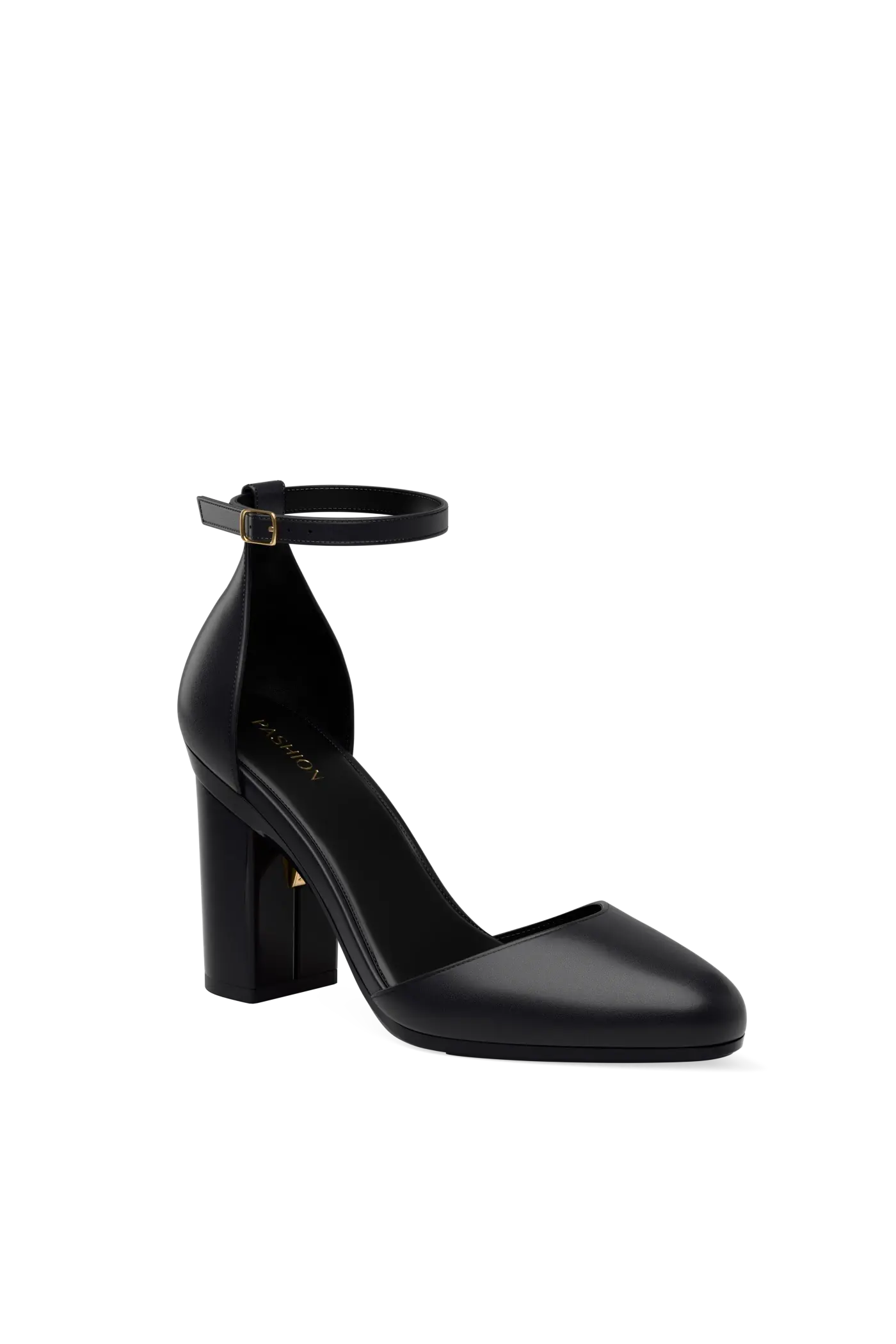 The Margot - Coal Leather 4 Block