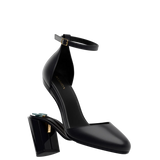 Margot D'Orsay - Coal Black Leather 4 Block