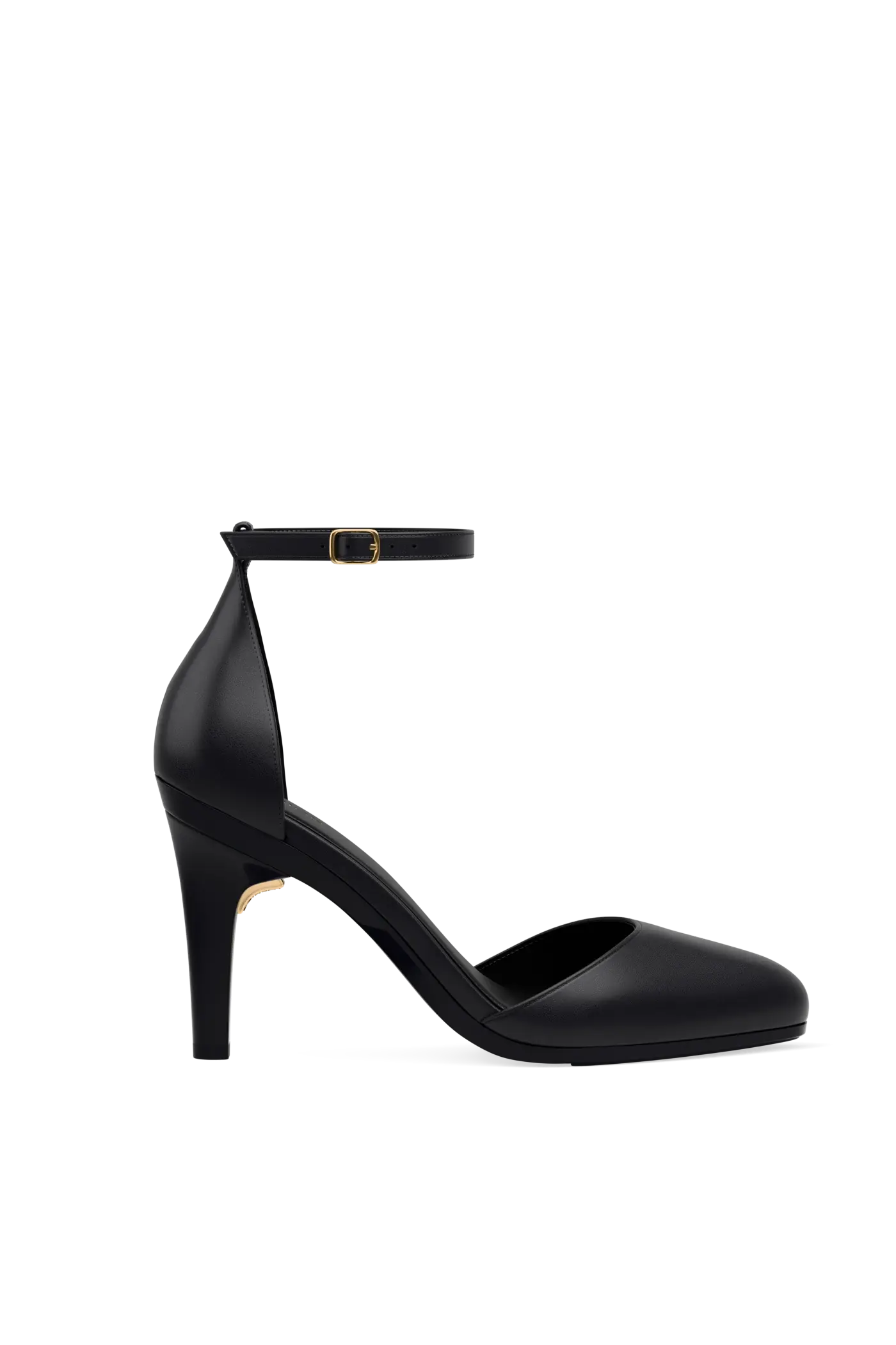 The Margot - Coal Leather 4 Stiletto