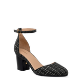 Margot D'Orsay - Coal Black Tweed 3 Block