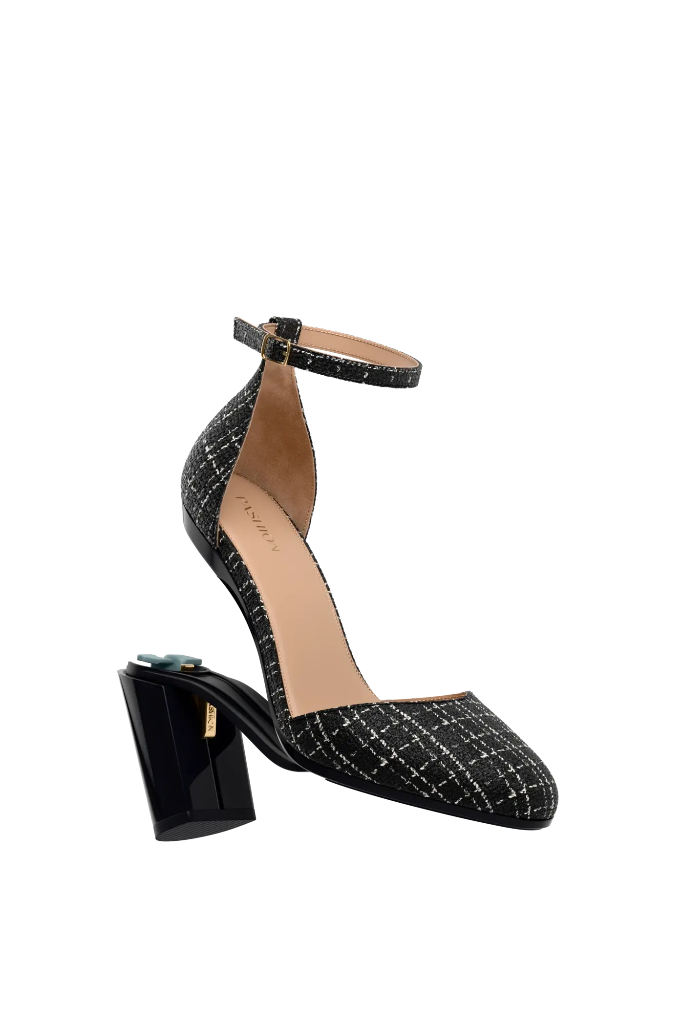 The Margot - Coal Tweed 4 Block