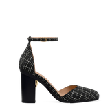 Margot D'Orsay - Coal Black Tweed 4 Block