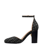 Margot D'Orsay - Coal Black Tweed 4 Block