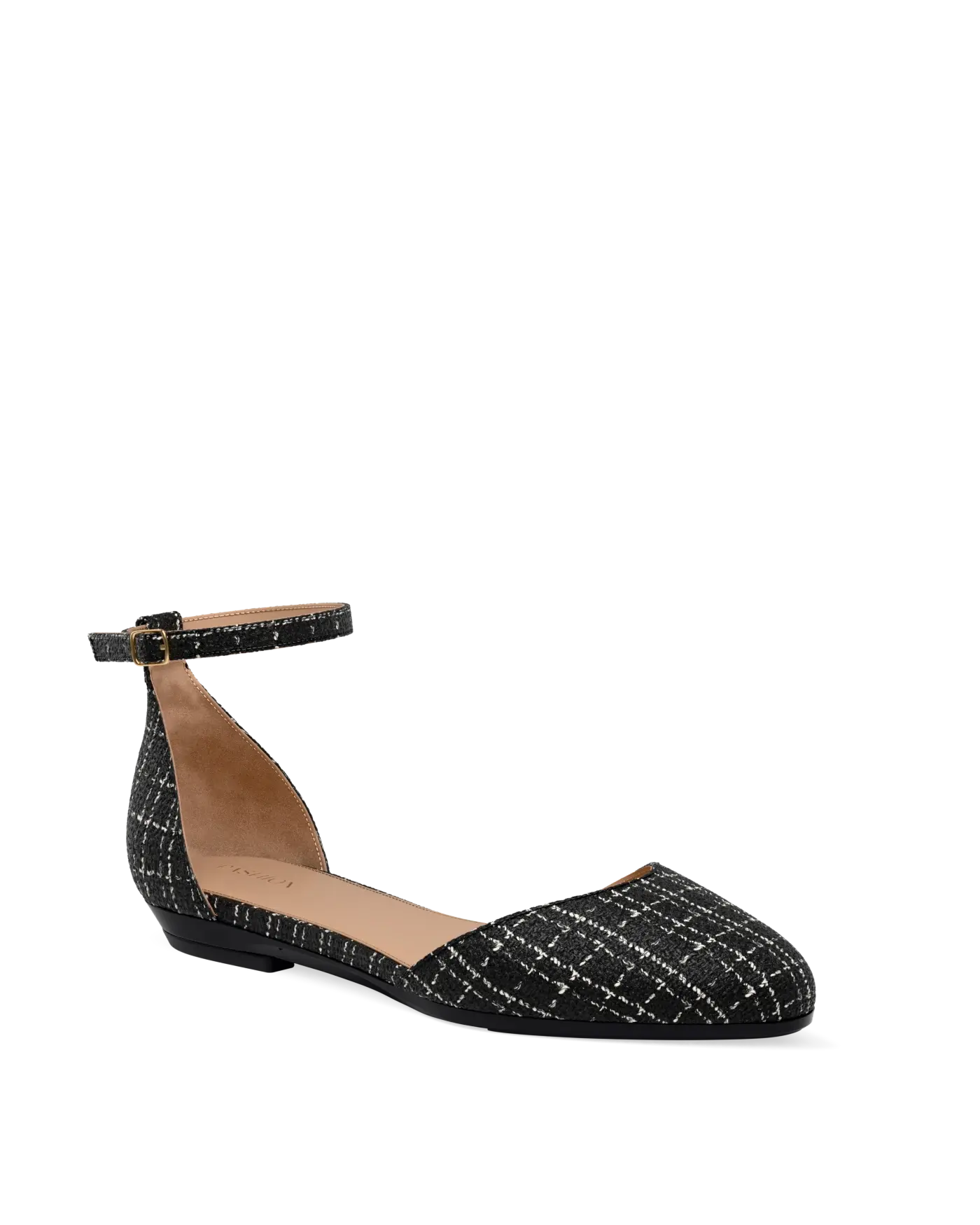 Margot D'Orsay - Coal Black Tweed 3 Block