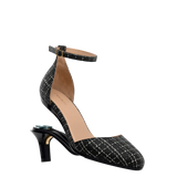 Margot D'Orsay - Coal Black Tweed 3 Stiletto