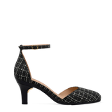 Margot D'Orsay - Coal Black Tweed 3 Stiletto