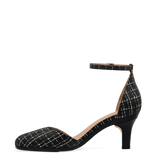 Margot D'Orsay - Coal Black Tweed 3 Stiletto