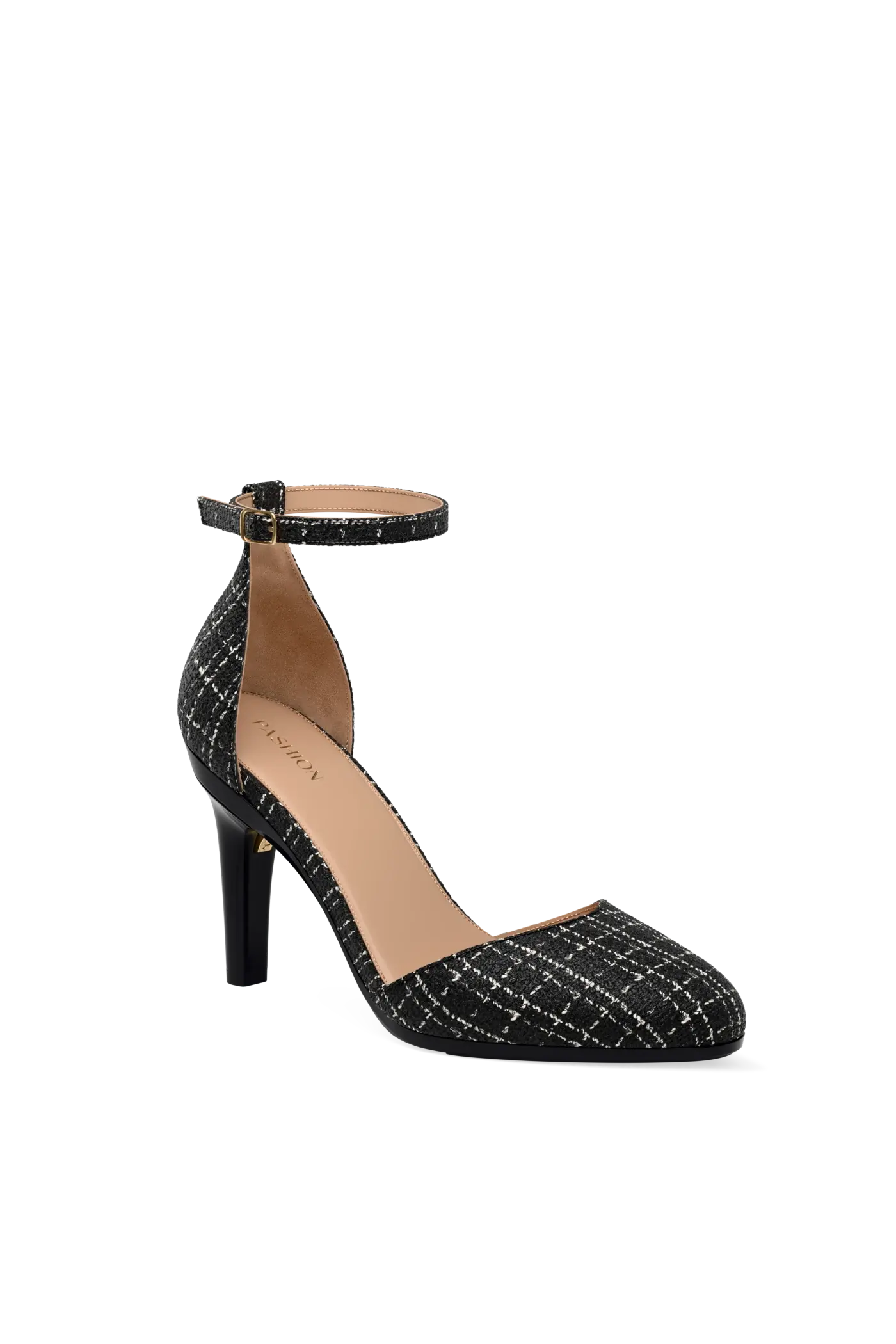 The Margot - Coal Tweed 4 Stiletto