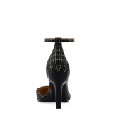 Margot D'Orsay - Coal Black Tweed 4 Stiletto