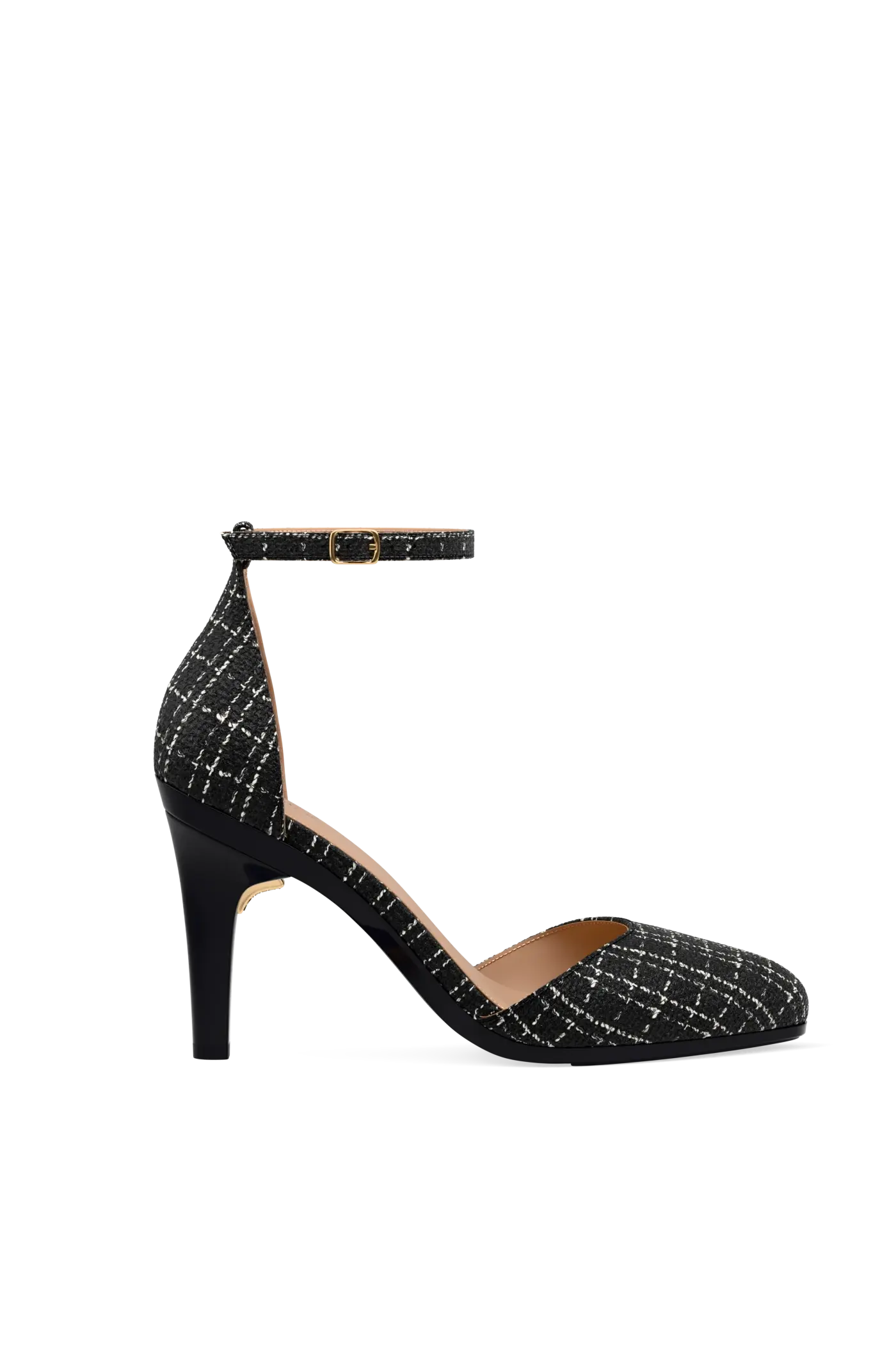 The Margot - Coal Tweed 4 Stiletto