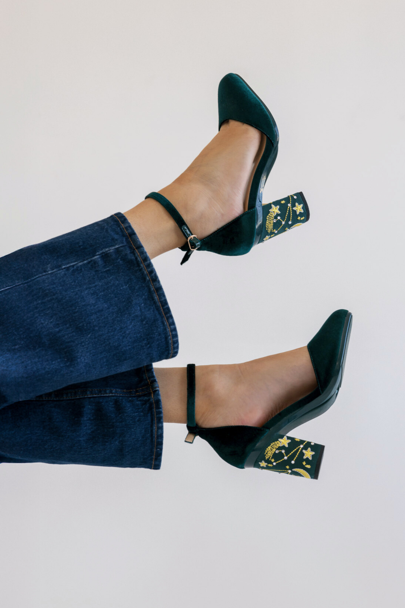 Block Heel Kit 4 Forest Constellation Embroidery