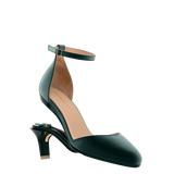 Margot D'Orsay - Forest Velvet 3 Stiletto