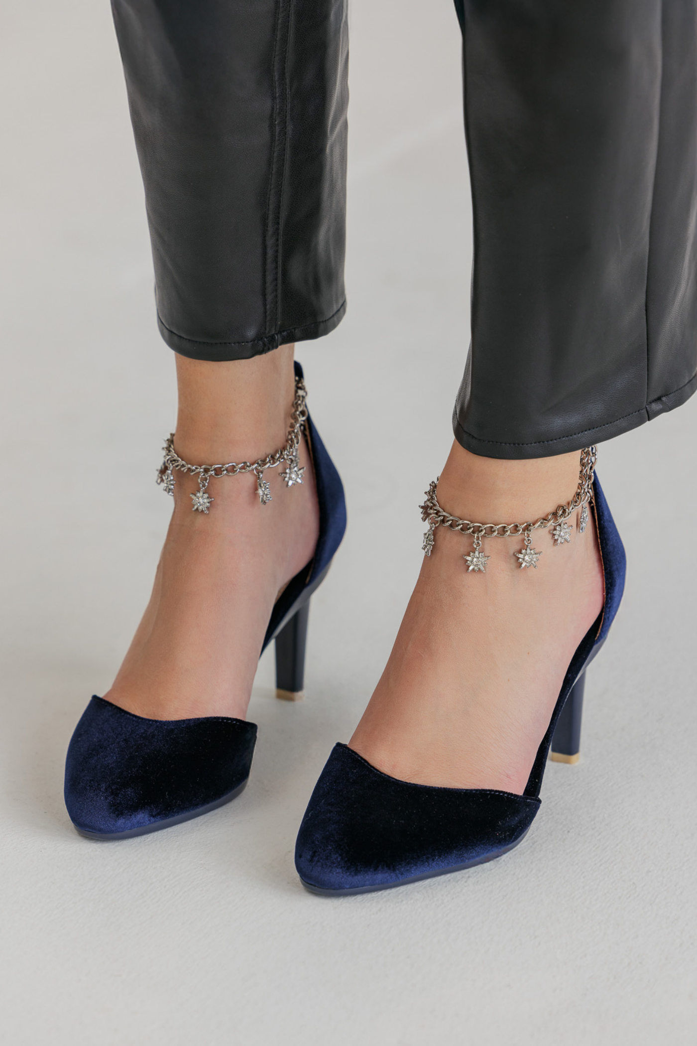 Silver Star Ankle Chain