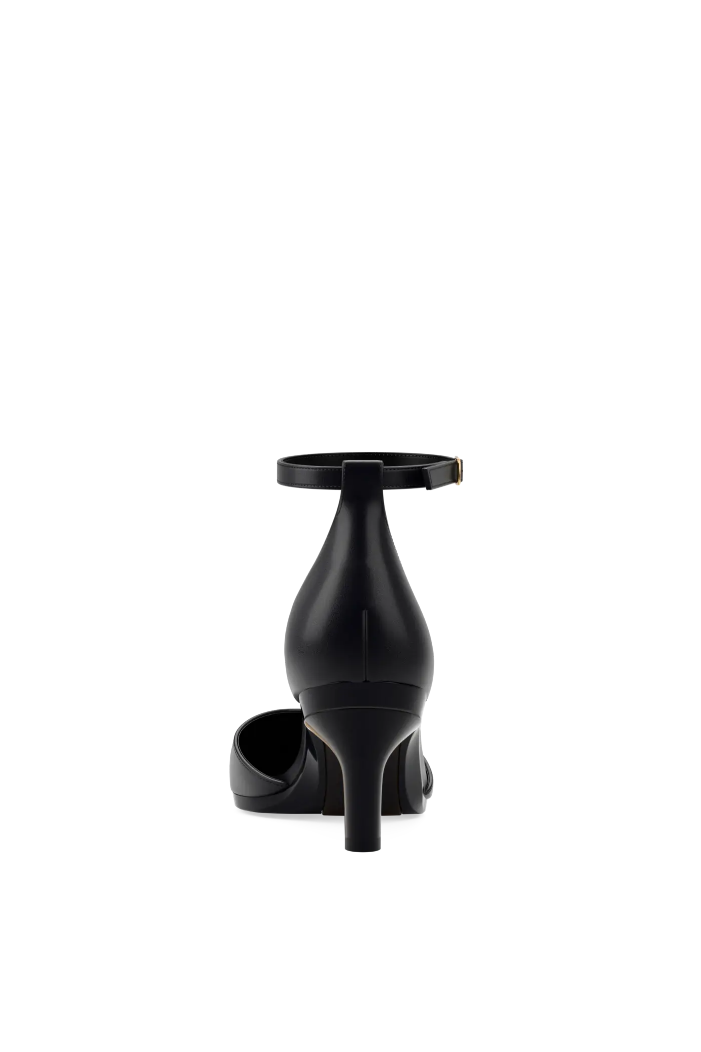 The Margot - Coal Leather 3 Stiletto