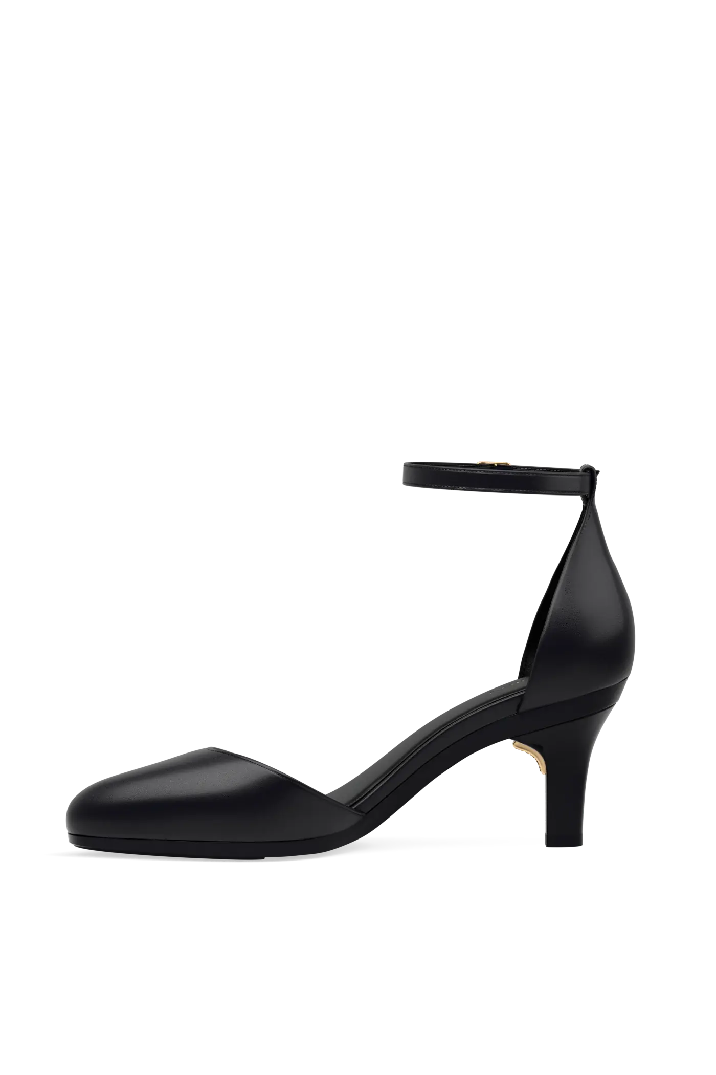 The Margot - Coal Leather 3 Stiletto