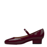 Mary Pump - Cherry Mocha Patent