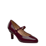Mary Pump - Cherry Mocha Patent 3 Stiletto